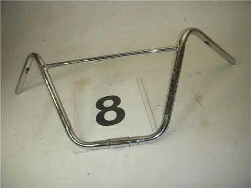 7/8" Chrome Poked Chopper Handlebar For Bobber Build – Hb-08, 6"–12"–31"–24" Dimensions (F6) 1