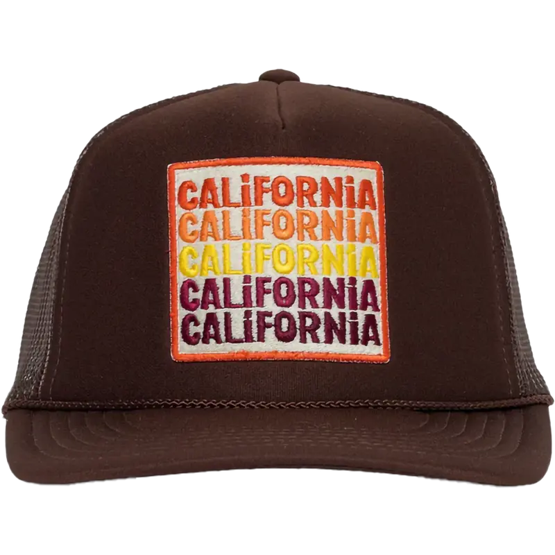 California California Retro Trucker Cap 1