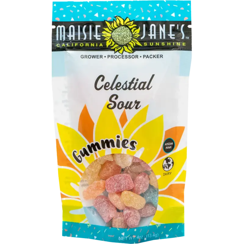 Celestial Sour Gummy Candies – 4-Ounce Bag 1