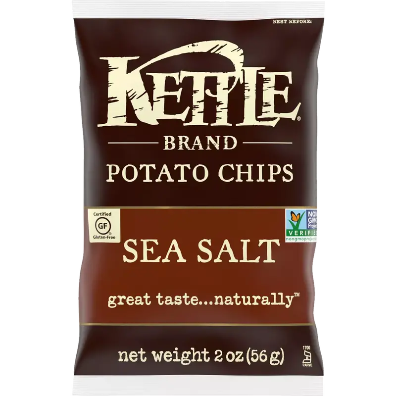 Crunchy Sea Salt Potato Chips – 2 Oz Bag 1