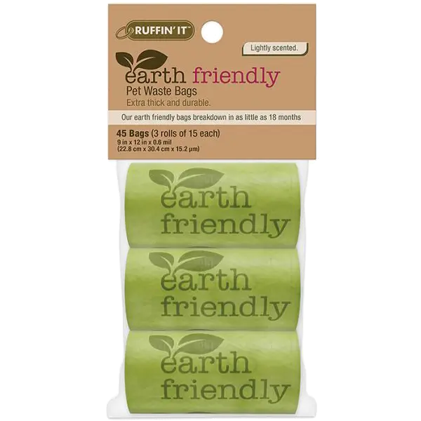 Eco-Conscious Pet Waste Bags – Biodegradable, 3-Pack 1