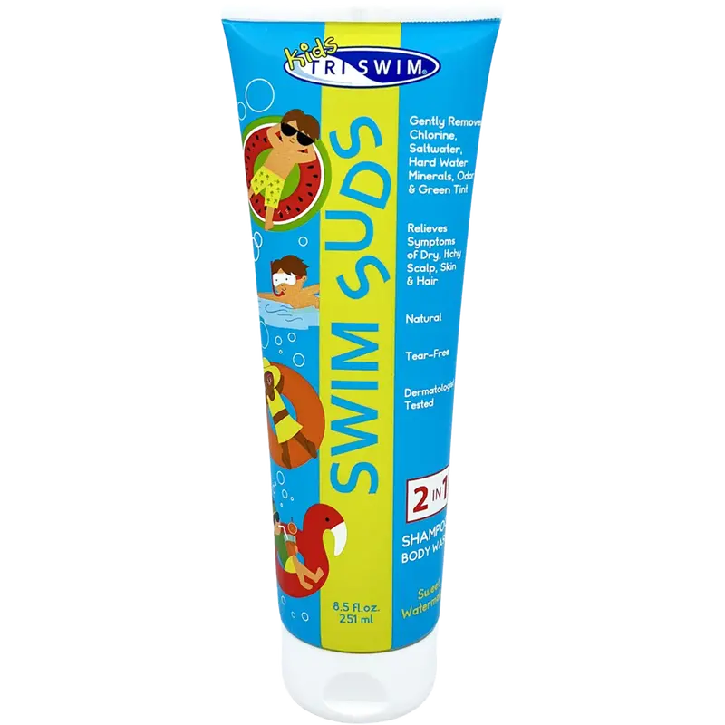 Kids’ Natural Tear-Free Swim Shampoo – 8.5 Oz 1