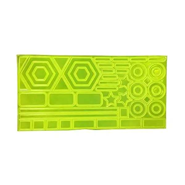 Pack Of 52 Reflective Safety Stickers 1