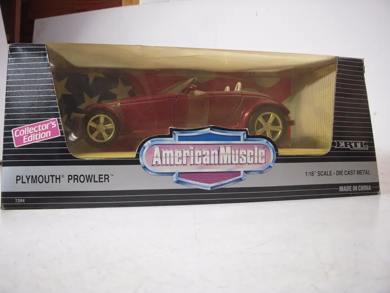 Plymouth Prowler Maroon Diecast – 1:18 Scale Modern Retro Muscle Car Replica 1