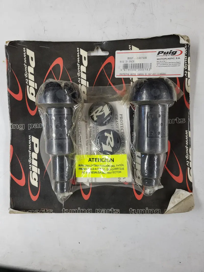 Puig Black Frame Protector For 2004–2005 Yamaha Yzf-R1 (Model #1878N) 1