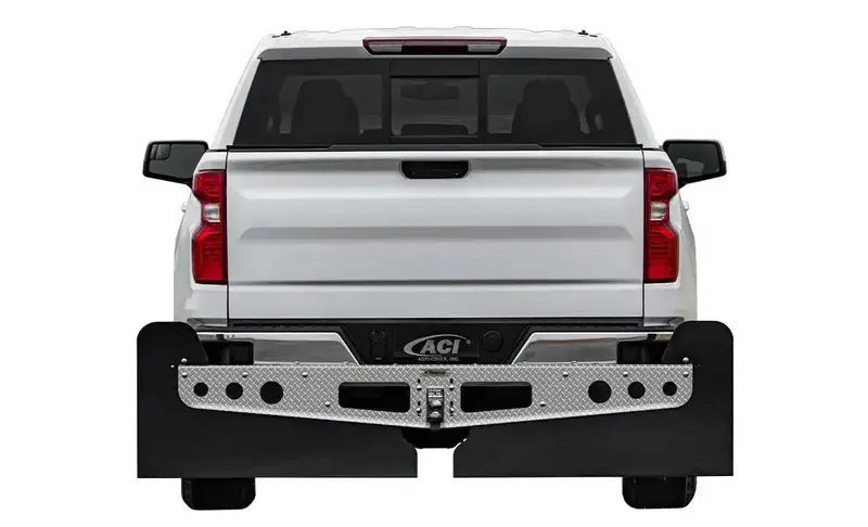 Rockstar 2Xl Heavy-Duty Hitch-Mounted Mud Flaps With Aluminum Frame And Stabilizer Plate 1