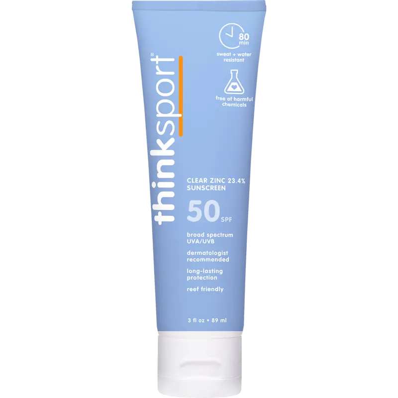 Thinksport Clear Zinc Sunscreen – Spf 50, Mineral-Based Formula 1