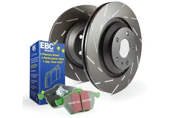 Ebc S2Kr2384 Slotted Brake Rotors – Precision-Narrow Slot Design For Wind Noise Reduction 1