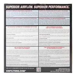 K&N Replacement Air Filter – Ya-1285 Performance Drop-In Filter 1