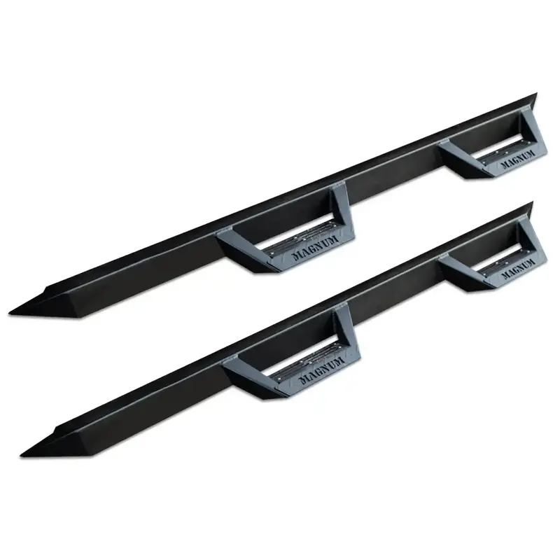 Raptor Series Magnum Rt Drop Steps – Black Textured Alloy Steel For 2007–2018 Jeep Wrangler Jk/Jku 4-Door 1