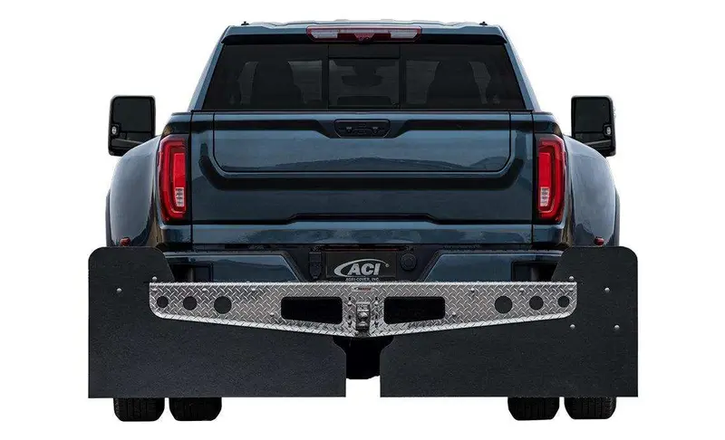 Rockstar A10100523 3Xl Hitch-Mounted Mud Flaps – Aluminum Frame With Stabilizer Plate 1